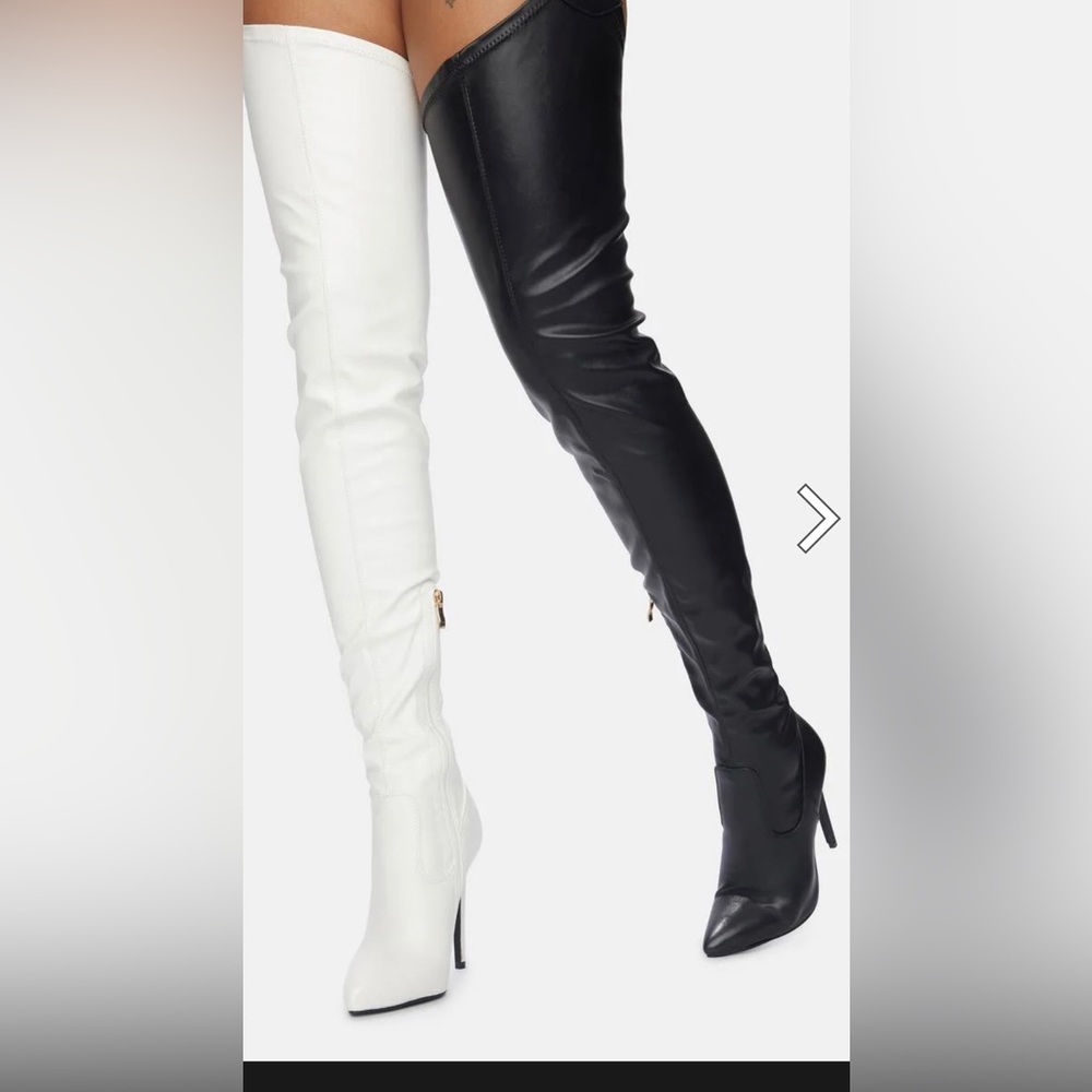 AZALEA WANG Madison Belted Stiletto Chap Boots